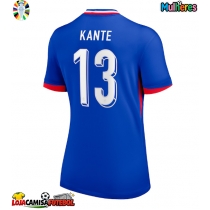 Camisa de Futebol França Kante #13 Equipamento Principal Mulheres Europeu 2024 Manga Curta